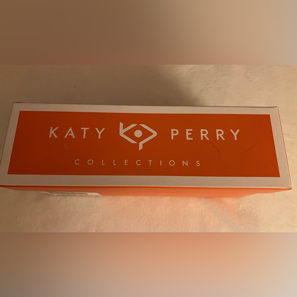 Katy Perry NIB Sandal Slide Flats Size 7 Halie Flame Coral Orange Summer Spring - Picture 6 of 6